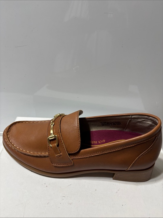 Munro Gryffin women’s Brown Leather Bit Slip-On Loafers. NWOT main image 4